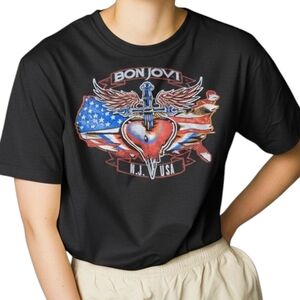 Black Graphic Women's Top